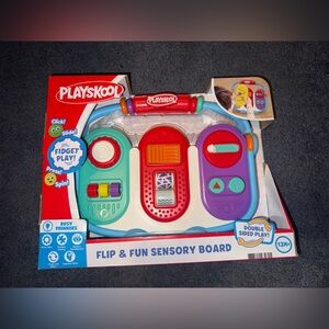 Playskool Sensory Activity Board - Red, Purple, Blue